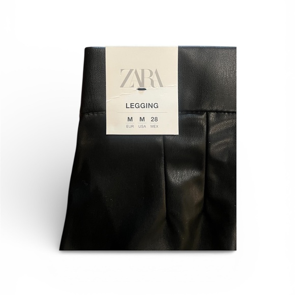 Zara New w/ Tag Pleather Pants - Picture 2 of 4